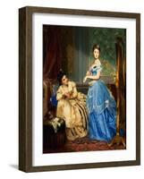 Getting Dressed, 1869-Charles Edouard Boutibonne-Framed Giclee Print