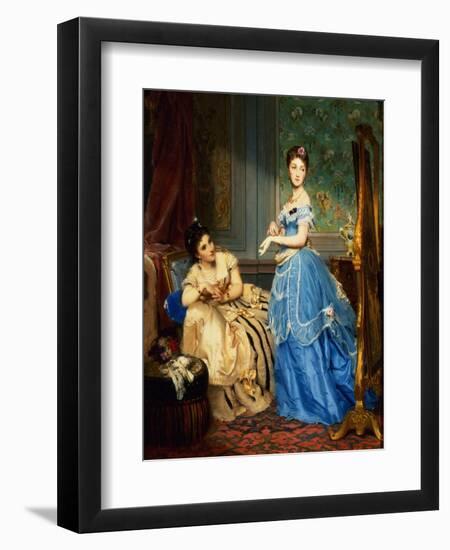 Getting Dressed, 1869-Charles Edouard Boutibonne-Framed Premium Giclee Print