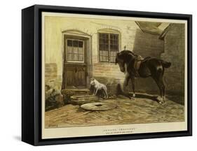 Getting Impatient-John Charlton-Framed Stretched Canvas