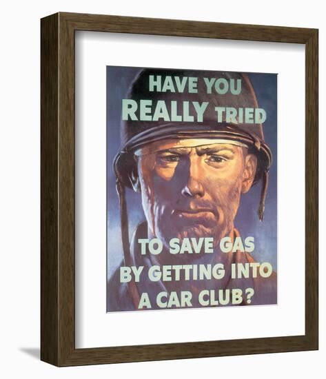 Getting Into A Car Club, 1944-Harold Von Schmidt-Framed Art Print