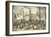 'Getting on Board the Margate Steam Packet at London Bridges Wharf', 1838-William Heath-Framed Giclee Print