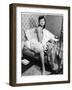 Getting Out of Bed 1950s-null-Framed Photographic Print
