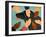 Getting Petted Black-Stephen Huneck-Framed Giclee Print