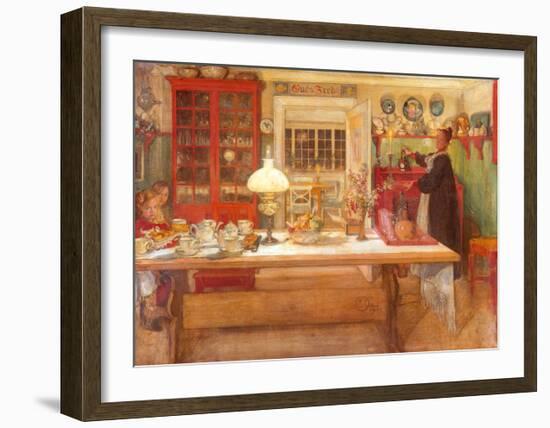 Getting Ready for a Game, 1901-Carl Larsson-Framed Art Print