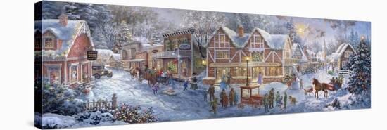 Getting Ready for Christmas-Nicky Boehme-Stretched Canvas