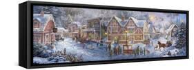 Getting Ready for Christmas-Nicky Boehme-Framed Stretched Canvas