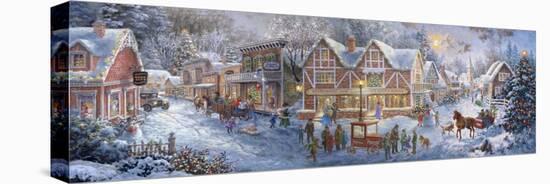 Getting Ready for Christmas-Nicky Boehme-Stretched Canvas