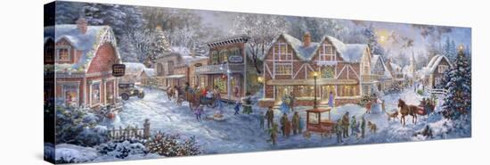 Getting Ready for Christmas-Nicky Boehme-Stretched Canvas