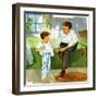 Getting Ready For Work-Imogene M. McPherson -Framed Art Print