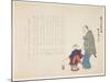 Getting Sacred Sea Water at Itsukushima Shrine on the New Year's Day, January 1857-Ueda K?ch?-Mounted Giclee Print