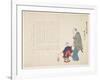 Getting Sacred Sea Water at Itsukushima Shrine on the New Year's Day, January 1857-Ueda K?ch?-Framed Giclee Print