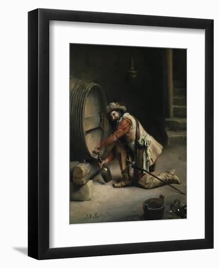 Getting the Wine-Joseph-noel Sylvestre-Framed Giclee Print