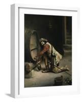 Getting the Wine-Joseph-noel Sylvestre-Framed Giclee Print