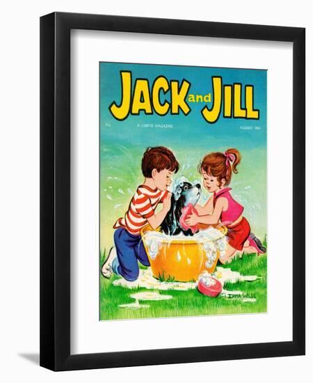 Getting the Works - Jack and Jill, August 1963-Irma Wilde-Framed Giclee Print