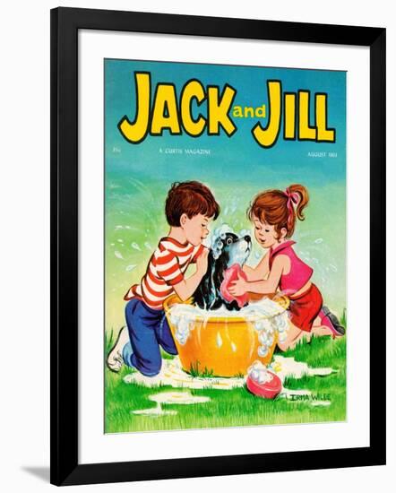 Getting the Works - Jack and Jill, August 1963-Irma Wilde-Framed Giclee Print