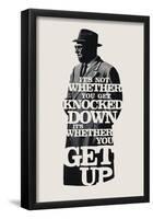 Getting Up Is What Matters-null-Framed Poster