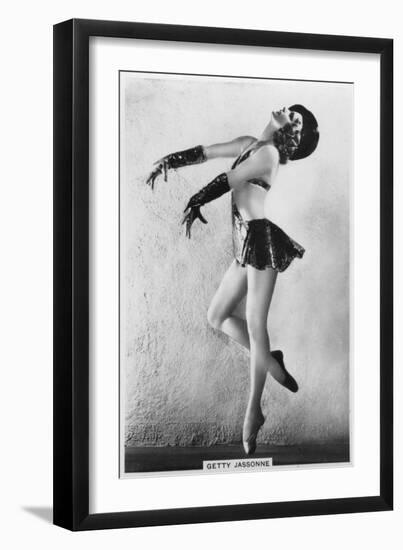 Getty Jassonne, French Ballet Dancer, C1936-C1939-null-Framed Giclee Print