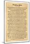 Gettysburg Address Full Text Poster Print-null-Mounted Poster