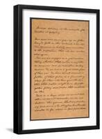 Gettysburg Address-Abraham Lincoln-Framed Giclee Print