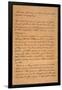 Gettysburg Address-Abraham Lincoln-Framed Giclee Print