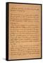 Gettysburg Address-Abraham Lincoln-Framed Stretched Canvas