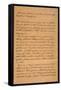 Gettysburg Address-Abraham Lincoln-Framed Stretched Canvas