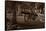 Gettysburg Cannon B W-Steve Gadomski-Framed Stretched Canvas