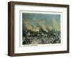 Gettysburg, Pennsylvania - Representation of the Battle of Gettysburg, c.1928-Lantern Press-Framed Art Print