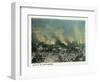 Gettysburg, Pennsylvania - Representation of the Battle of Gettysburg, c.1928-Lantern Press-Framed Art Print