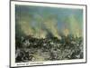 Gettysburg, Pennsylvania - Representation of the Battle of Gettysburg, c.1928-Lantern Press-Mounted Art Print