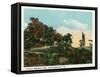 Gettysburg, Pennsylvania - View of Little Round Top, c.1928-Lantern Press-Framed Stretched Canvas