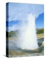 Geyser at Geysir Thermal Area, Near Reykjavik, Iceland, Polar Regions-Simon Harris-Stretched Canvas