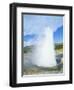 Geyser at Geysir Thermal Area, Near Reykjavik, Iceland, Polar Regions-Simon Harris-Framed Photographic Print