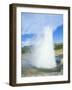 Geyser at Geysir Thermal Area, Near Reykjavik, Iceland, Polar Regions-Simon Harris-Framed Photographic Print