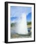 Geyser at Geysir Thermal Area, Near Reykjavik, Iceland, Polar Regions-Simon Harris-Framed Photographic Print