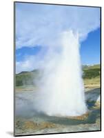 Geyser at Geysir Thermal Area, Near Reykjavik, Iceland, Polar Regions-Simon Harris-Mounted Photographic Print