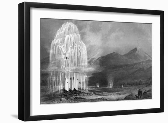 Geyser, Iceland-null-Framed Art Print