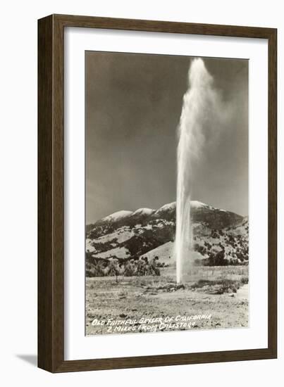 Geyser Near Calistoga, California-null-Framed Art Print