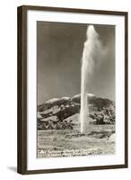 Geyser Near Calistoga, California-null-Framed Art Print