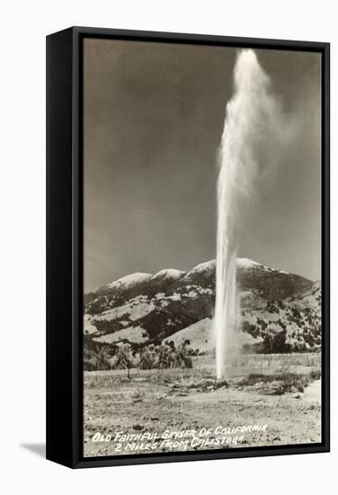 Geyser Near Calistoga, California-null-Framed Stretched Canvas