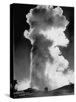 Geyser "Old Faithful" Erupting in Yellowstone National Park-Alfred Eisenstaedt-Stretched Canvas