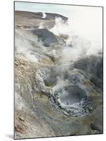 Geysers and Boiling Mud, Sol De Mamama Geyser, Altiplano, Bolivia-Doug Allan-Mounted Photographic Print