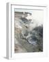 Geysers and Boiling Mud, Sol De Mamama Geyser, Altiplano, Bolivia-Doug Allan-Framed Photographic Print