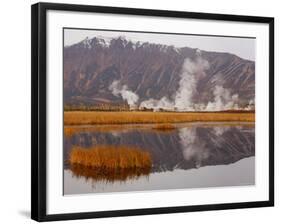 Geysers and Fumeroles of the Uzon Volcano, Kronotsky Zapovednik Reserve, Kamchatka, Russia-Igor Shpilenok-Framed Photographic Print