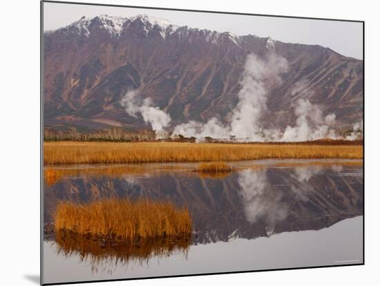 Geysers and Fumeroles of the Uzon Volcano, Kronotsky Zapovednik Reserve, Kamchatka, Russia-Igor Shpilenok-Mounted Photographic Print