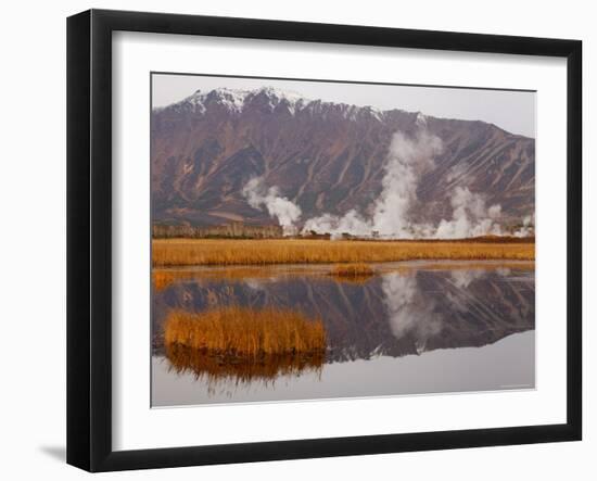 Geysers and Fumeroles of the Uzon Volcano, Kronotsky Zapovednik Reserve, Kamchatka, Russia-Igor Shpilenok-Framed Photographic Print