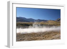 Geysers at Sol De Manana, Salar De Uyuni, Bolivia, South America-Mark Chivers-Framed Photographic Print