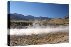 Geysers at Sol De Manana, Salar De Uyuni, Bolivia, South America-Mark Chivers-Stretched Canvas