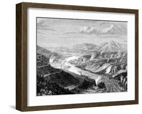 Geysers in Waikato, North Island, New Zealand, 1886-Lancelot-Framed Giclee Print