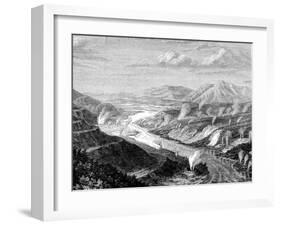 Geysers in Waikato, North Island, New Zealand, 1886-Lancelot-Framed Giclee Print